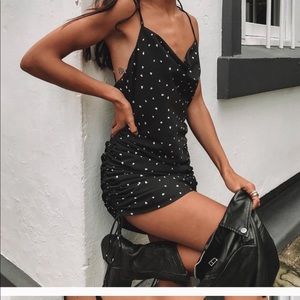 Lioness String Along mini dress hearts